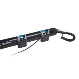 LED maják, 12V, 30LED červený s teleskopickou tyčí na motocykl
