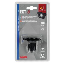 Dvojitá USB zásuvka do panelu EXT-8 12/24V LAMPA
