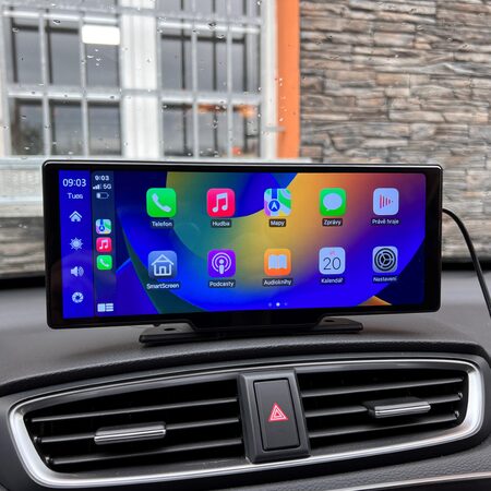 x Monitor 10,26" s Apple CarPlay, Android auto, Bluetooth, DUAL DVR