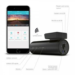 Kamera do auta TrueCam H7 GPS 2.5K (s hlášením radarů)