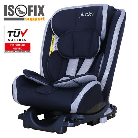 Autosedačka 0-25 kg PETEX SUPREME PLUS černá s ISO-FIX