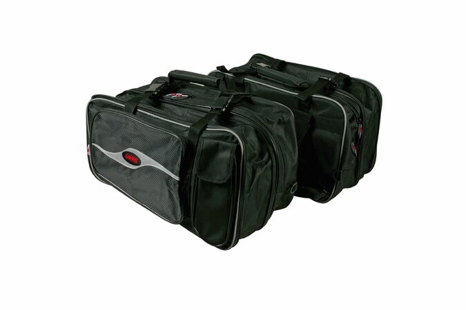 Moto brašny sedlové 2x16-24l 30x31x29 cm, LAMPA