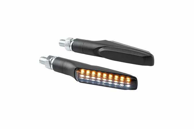 Ukazatel směru na moto VICTORY LED přední + poziční světlo, LAMPA
