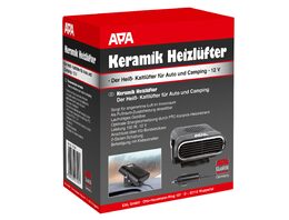 Keramické topení s ventilátorem 12V, 150W - APA