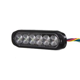 PROFI SLIM výstražné LED světlo vnější, modro-červené, 12-24V, ECE R10