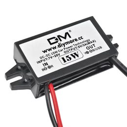 Měnič napětí 12V/5V, 3A Micro USB