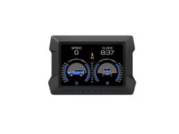 Palubní DISPLEJ 3,5" LCD, GPS měřič rychlosti s vestavěným víceosým gyroskopem a přísavkou