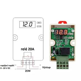 Podpěťová ochrana autobaterie 12V