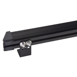 LED alej voděodolná (IP67) 12-24V, 72x LED 1W, oranžová 1204mm, d.o., ECE R65