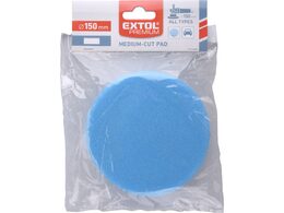 Kotouč leštící pěnový, T60, modrý, 150x30mm, suchý zip pr.125mm