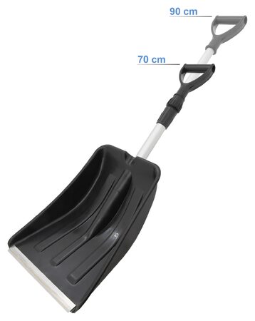 Lopata na sníh teleskopická BLACK - 70-90 cm