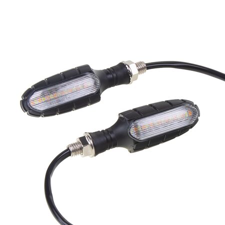 LED dynamické blinkry + denní svícení pro motocykly