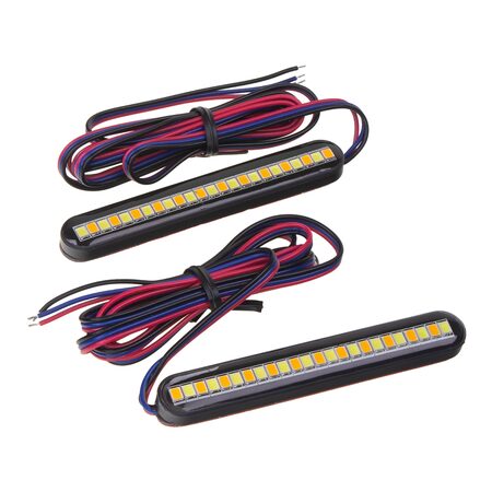 LED dynamické blinkry + denní svícení pro motocykly