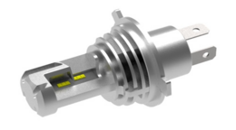 LED autožárovky H4 bílé,12V-24V, čipy ZES, 3500 lm - 2 ks