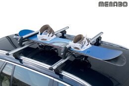 Nosič lyží MENABO ICEBERG 4 aluminiový - uzamykatelný