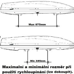 Střešní box HAKR Magic line 370 šedý