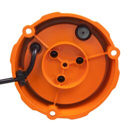 Robustní oranžový LED maják, oranž.hliník, 48W, ECE R65