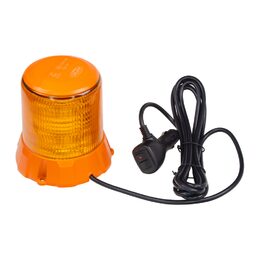 Robustní oranžový LED maják, oranž.hliník, 96W, ECE R65