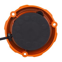 Robustní oranžový LED maják, oranž.hliník, 96W, ECE R65