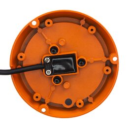 Robustní oranžový LED maják, oranž.hliník, 36W, ECE R65