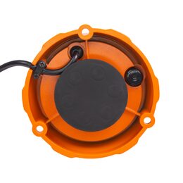 Robustní oranžový LED maják, oranž.hliník, 48W, ECE R65