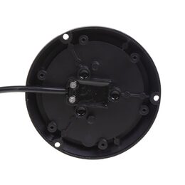 Robustní oranžový LED maják, černý hliník, 36W, ECE R65