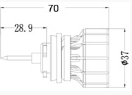 LED autožárovky HIR2 bílé, 12V-24V, 5000 lm CANBUS - 2ks