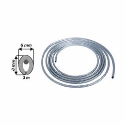 Samolepící lišta nasunovací 3m 8/6mm silver+perlová šipka