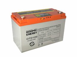 Set baterie GOOWEI ENERGY OTD100 (100Ah, 12V) a solární panel Victron Energy 115Wp/12V
