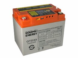 Set baterie GOOWEI ENERGY OTD33 (33Ah, 12V) a solární panel Victron Energy 115Wp/12V