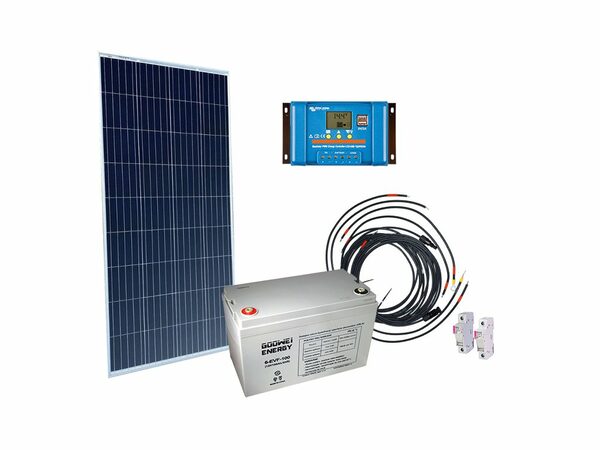Solární sestava Victron Energy 175Wp, baterie Goowei Energy