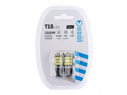 LED T10/T15 bílé,12V/24V W16W W2,1x9,5d CANBUS - 2ks