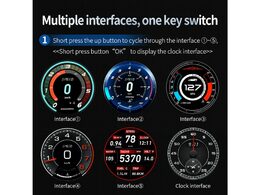 Palubní DISPLEJ 2,2" LCD na palubní desku