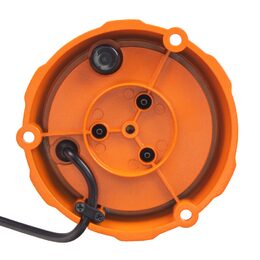 Robustní oranžový LED maják, oranž.hliník, 96W, ECE R65