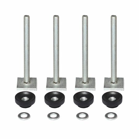 T-adaptér Hakr pro zvyšovací podložky nosiče lyží (sada 4ks) 6 x 80 mm
