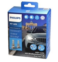 LED autožárovky PHILIPS ULTINON PRO6000 H7 12V HOMOLOGOVANÉ +230% - 2 ks