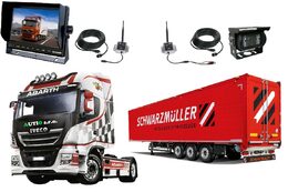 Bezdrátový AHD kamerový systém 7" 12/24V s couvací kamerou