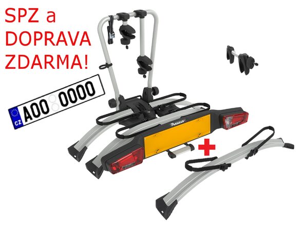 Nosič kol Peruzzo ATLANTIS E-BIKE 2+1 na tažné zařízení DOPRAVA A SPZ ZDARMA