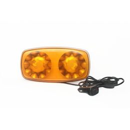 LED výstražná oranžová rampa homologovaná 305 x 158 x 45 mm 38W R10 R65 magnet