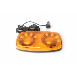 LED výstražná oranžová rampa homologovaná 305 x 158 x 45 mm 38W R10 R65 magnet