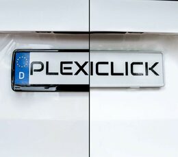 Držák SPZ bez rámečku Plexiclick neviditelné držáky českých SPZ