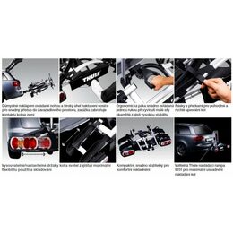 Nosič kol Thule EuroWay G2 922 pro 3 kola SPZ a DOPRAVA ZDARMA