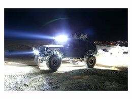 LED světlo (s vypínačem) na pracovní stroje 10-30V, 18 LED, 27W, ECE R10