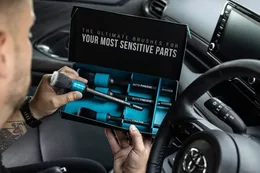 Sada profesionálních detailingových štětců do interiéru Auto Finesse FeatherTip Brushes