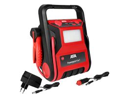 Startovací zdroj s kompresorem APA, USB a LED 12V / 220V, 600A