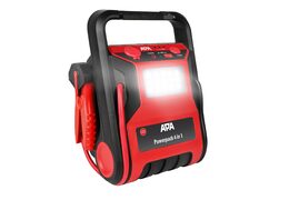 Startovací zdroj s kompresorem APA, USB a LED 12V / 220V, 600A