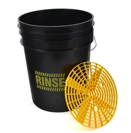 Work Stuff Wash Bucket + Grit Guard detailingový kbelík s vložkou - černý 20L