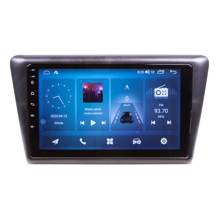 Autorádio pro Škoda Rapid 2012- s 9" LCD, Android, WI-FI, GPS, CarPlay, 4G, Bluetooth, 2x 