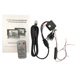 Kamerový systém pro kamiony 7" 2 x AV, HD 12-36V - 15m kabel