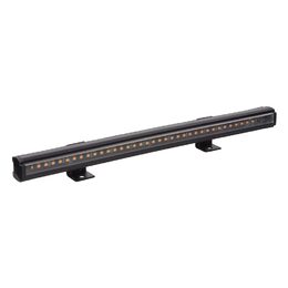 Gumové výstražné LED světlo vnější, oranžové, 12/24V, 340mm